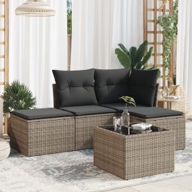 Garden Sofa Set Grey, Dark Grey