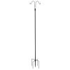 Double Shepherds Hook 8 Pack 76 Inch Heavy Duty Bird Feeder Pole