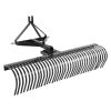 VEVOR Tow Behind Dethatcher, 72-inch Tow Dethatcher with 36 Steel Tines, 3-Point Lawn Dethatcher Rake with Attachments for Tractor