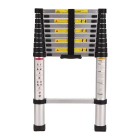 10.5 Ft Multi Purpose Aluminum Ladder Extend Telescopic Garden Tool Portable