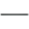 Garden Raised Bed Powder-coated Steel 201.6"x31.5"x14.2" Gray