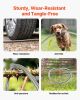 150ft Metal Garden Hose Stainless Steel Water Hose Lightweight No Kink