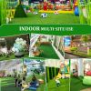 6.5FTX13FT Outdoor Artificial Grass Runner Rug, Thick Realistic Fake Grass Roll Decor Patio Balcony Garden Lawn, Dog Pets Turf Drain Mat