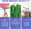 Pack of 2000 Blue Paper Twist Ties 4' Long and 3/16' Blue Stripes Twist Ties for Plastic Trash; Bread Bags Paper Coated Ties Multi Function Strong Wir