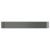 Garden Raised Bed Powder-coated Steel 199.6"x39.4"x26.8" Gray