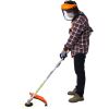 12 in 1 Multi-Functional Trimming Tool, 32.6CC 2-Cycle Garden Tool System with Gas Pole Saw, Hedge Trimmer, Grass Trimmer