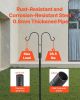 Double Shepherds Hook 8 Pack 76 Inch Heavy Duty Bird Feeder Pole
