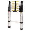 10.5 Ft Multi Purpose Aluminum Ladder Extend Telescopic Garden Tool Portable