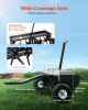 VEVOR Tow Behind Plug Aerator, 40-Inch Tow Behind Lawn Plug Aerator with Universal Hitch, Pull Behind Aerator with Iron Spikes Alternately Arranged