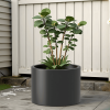 Heavy Duty Corten Steel Round Raised Garden Bed Kit – 15.5" Dia. x 20" H. – Pre-Rusted Metal Planter Box for Vegetables, Flowers