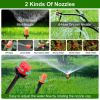 Irrigation System Misting with Nozzles for Garden Lawn Greenhouse