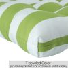 2 Pcs Set High Back Patio Chair Cushions, Tufted Rocking Chair Cushions, Adirondack Cushions for Garden Porch Home Office Chair Use,44'' x 22''x 4''